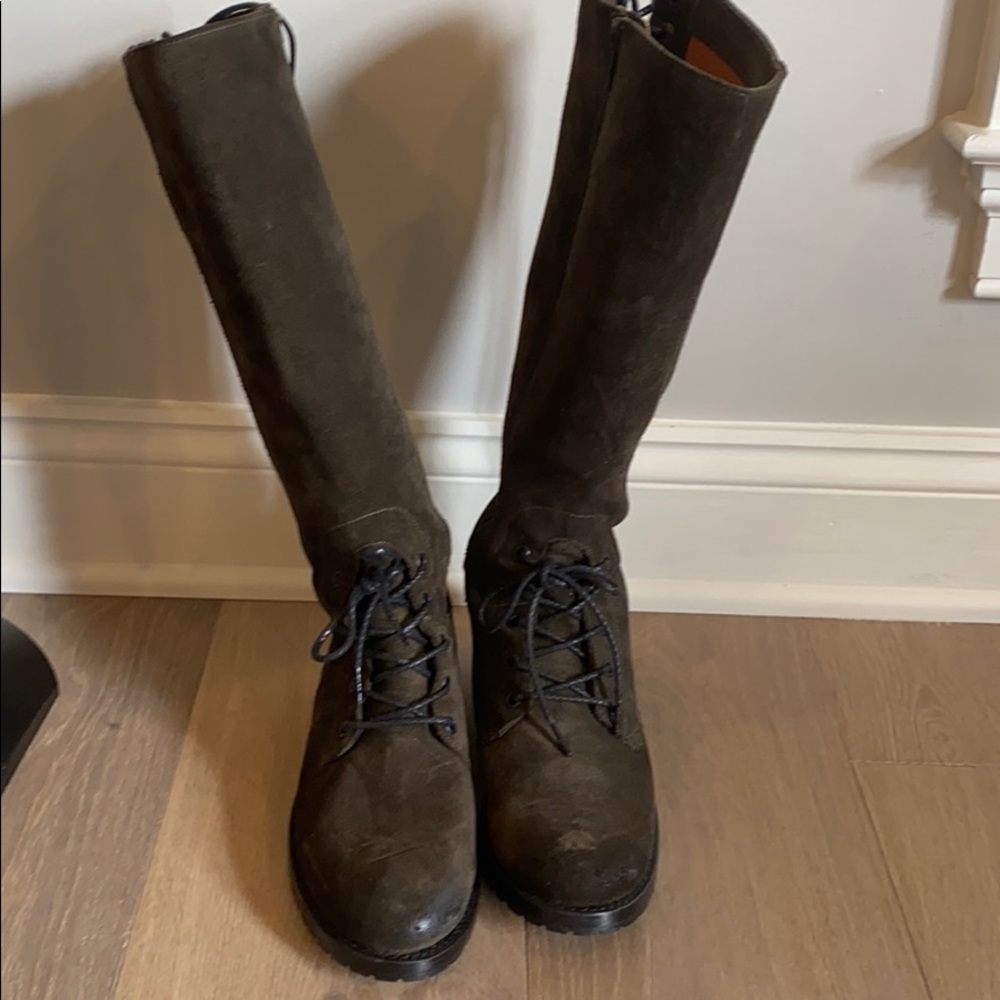 Frye suede boots